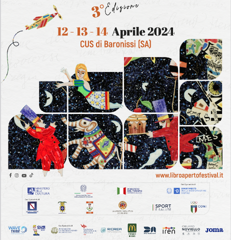 Terza edizione di Libro Aperto Festival, appuntamento a Baronissi dal 12 al 14 aprile​