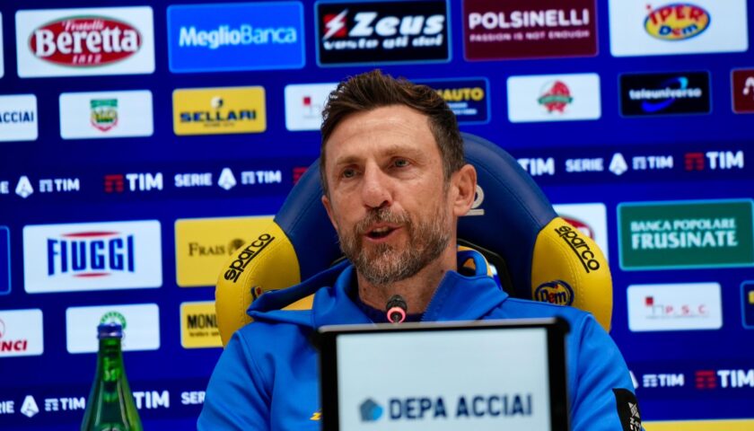 Frosinone, il tecnico Di Francesco: “Occhio alla Salernitana, ha gente importante”