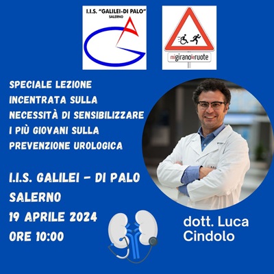Salerno, incontro con gli studenti del “Galilei-Di Palo” sul tema della prevenzione urologica ed andrologica