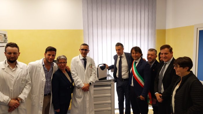 Pagani, ecografo donato dall’associazione “Carletto nel Cuore” al reparto oncologico