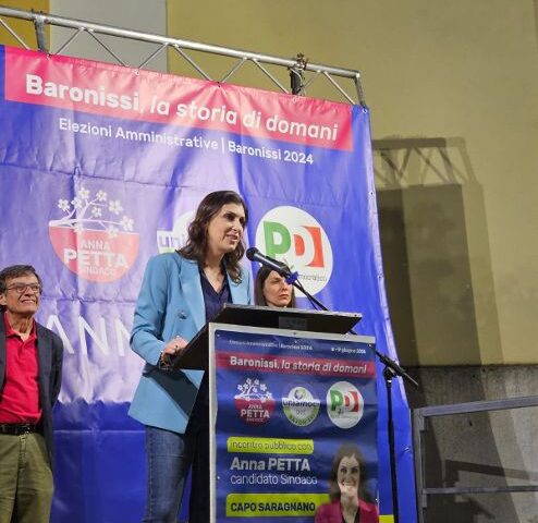 Comunali Baronissi, Anna Petta apre il tour elettorale da Capo Saragnano