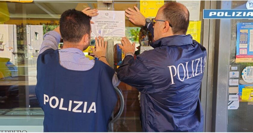 Lite durante la notte, la Polizia  chiude un bar a Cava de’ Tirreni