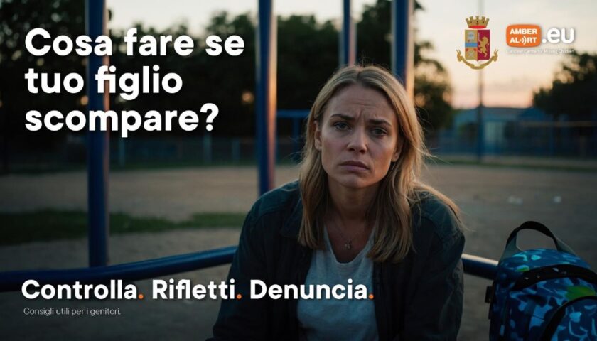 La Polizia per la Giornata Internazionale per i Minori Scomparsi