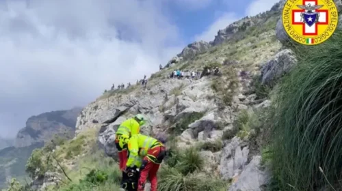 Incidente ieri sul Sentiero degli Dei a Positano, ferito turista francese