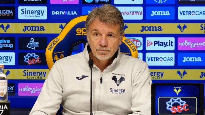 Verona, Baroni: “Con la Salernitana è vietato sbagliare”