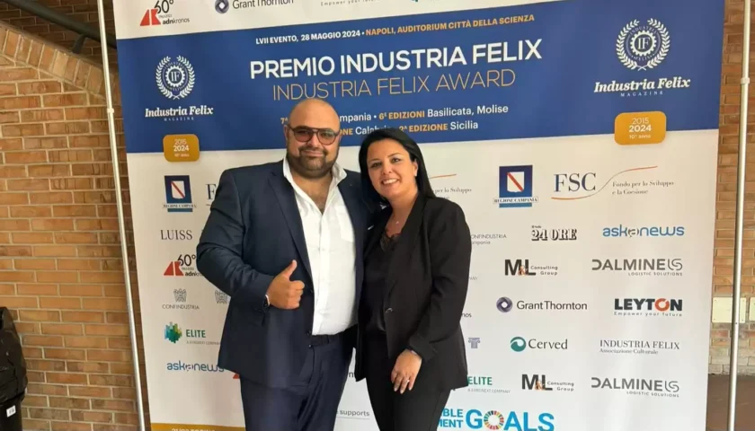 Eccellenze campane, ancora premiata la Contact Center Sud nell’ambito del premio Industria Felix