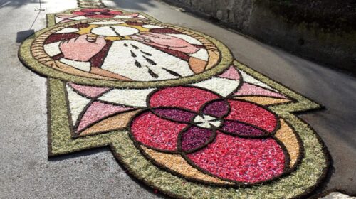 Salerno, a Ogliara 600 metri quadrati per accogliere i tappeti di fiori