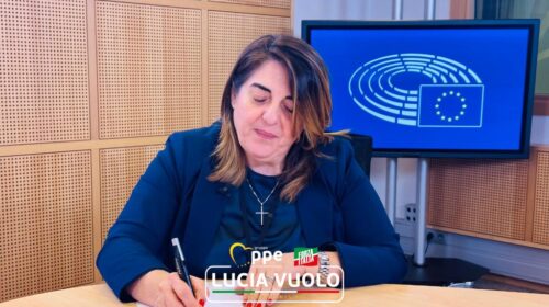 Europee, Lucia Vuolo a Sala Consilina con gli elettori