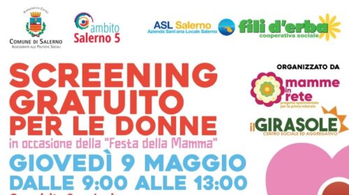 Festa della mamma a Salerno, screening gratuito