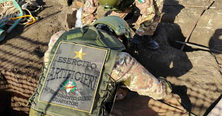 Disinnescati e fatti brillare gli ordigni bellici ritrovati a Pontecagnano