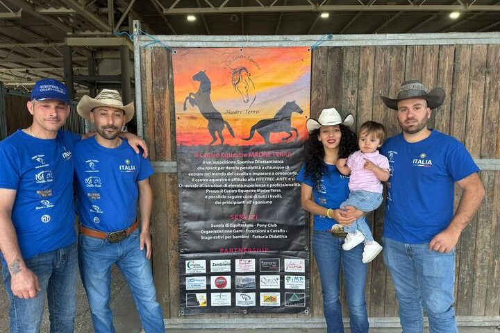 I CAVALIERI DI MADRE TERRA DI BARONISSI AI CAMPIONATI EUROPEI DI EQUITAZIONE WESTERN