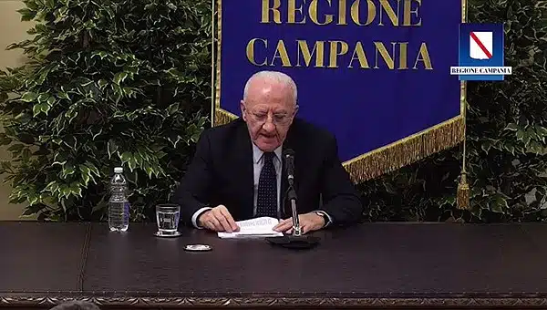 Fondi coesione, De Luca: ora si mette in moto l’economia