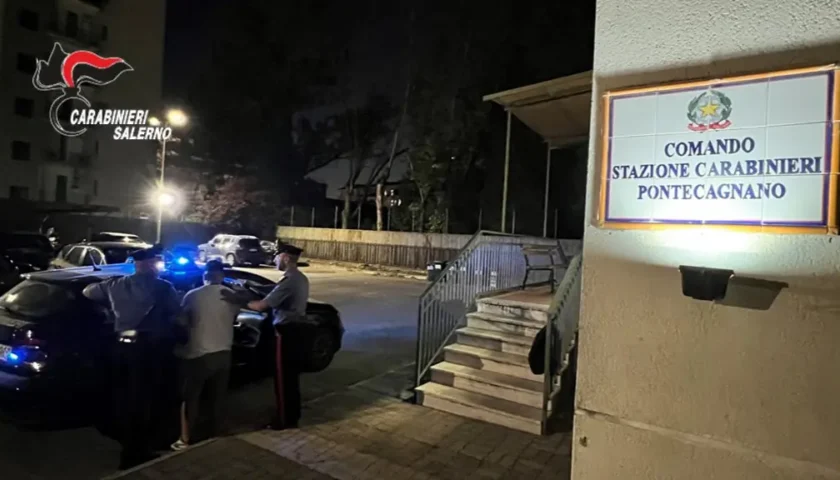 Pontecagnano, picchia violentemente la moglie: in manette