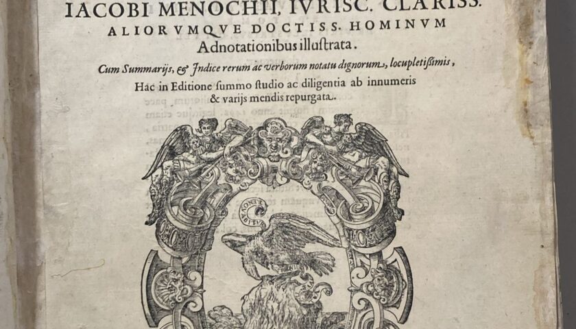 DALL’IRPINIA UNA “GIUNTINA”DEL1579