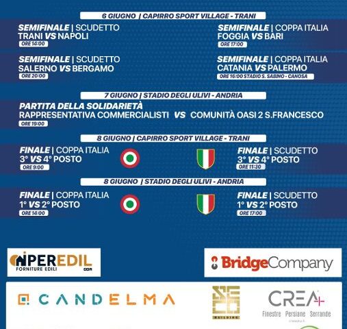 La squadra di calcio dei commercialisti salernitani in gara per lo scudetto 2024