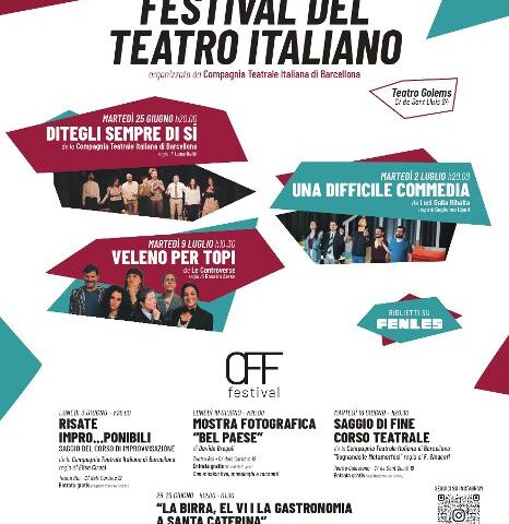 Torna il Festival del teatro Italiano di Barcellona ed è ancora una volta targato Salerno