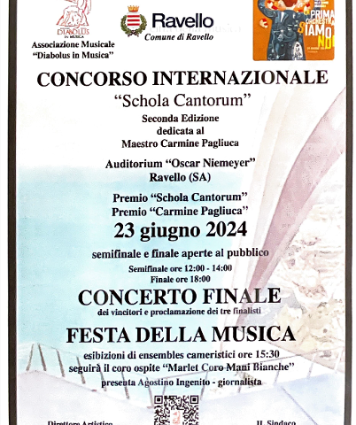 Ravello. Al via la II edizione del Concorso Internazionale “Schola Cantorum”