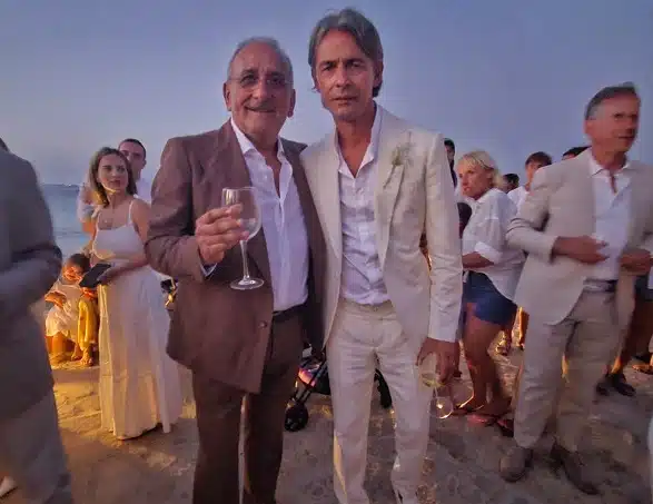 Pippo Inzaghi si sposa a Formentera, Lello Ciccone tra gli invitati