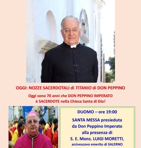 Ravello. Città in festa per i 70 anni di sacerdozio di don Peppino Imperato