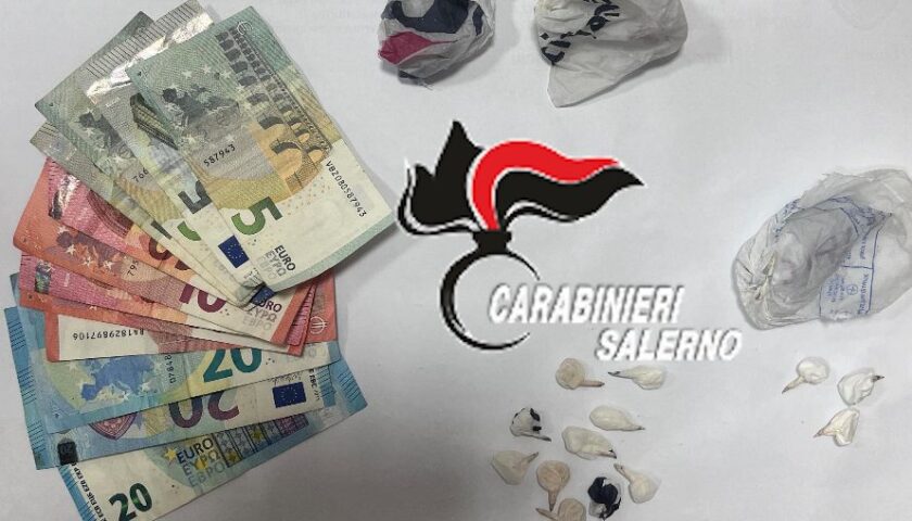 Salerno: arrestato pusher trovato con crack, soldi e cocaina