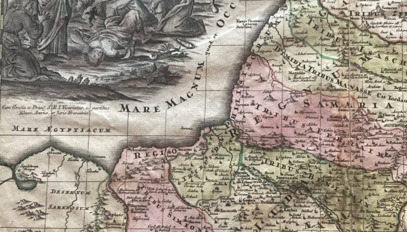 LA PALESTINA IN UNA CARTA DEL 700 DI MATTEO SEUTTER
