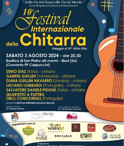 Ad Eboli la decima edizione del Festival Internazionale della Chitarra