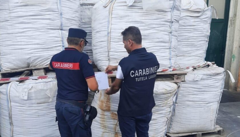 Fisciano, sequestrata industria di lavorazione gas: messi in sicurezza gli impianti di lavorazione