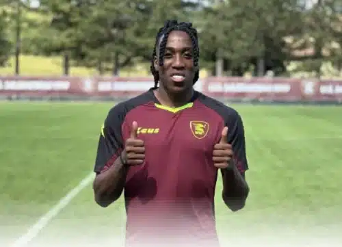 La Salernitana ufficializza Franco Tongya, contratto fino al 2027