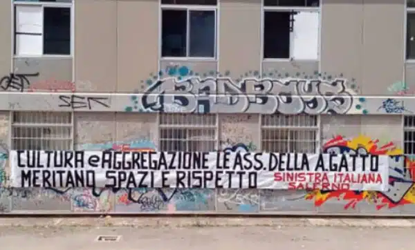 Via Sichelgaita, Sinistra Italiana: “Le associazioni dell’ex scuola Gatto meritano rispetto e spazi”.