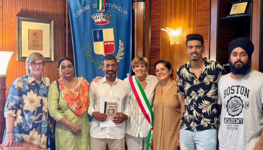 A Battipaglia conferita la cittadinanza Gurdev Singh