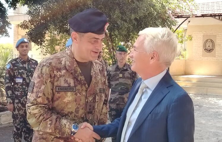 Libano: Comitato Tecnico Militare del generale salernitano Diodato Abagnara avvia le prime attività operative e addestrative