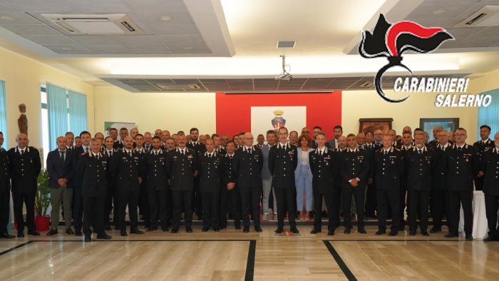 Carabinieri, il generale Minicucci in visita al comando provinciale di Salerno