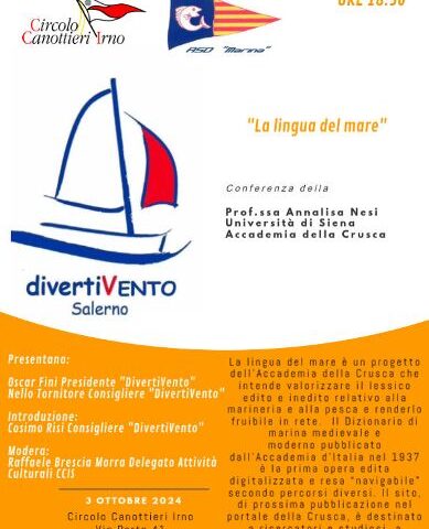 ‘La lingua del mare’. Accademia della Crusca prima volta a Salerno