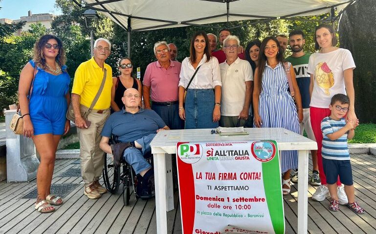 Firma Days a Baronissi: “La sindaca Petta lancia un ultimo appello contro l’autonomia differenziata”