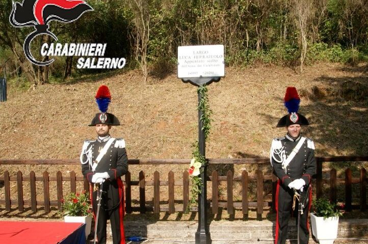 CARABINIERI BUONABITACOLO: CERIMONIA DI INTITOLAZIONE ALLA MEMORIA DELL’APPUNTATO SCELTO LUCA FERRAIUOLO