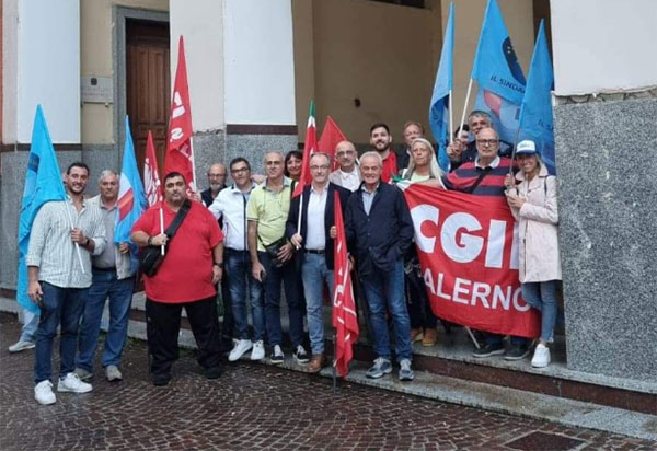 Decreto sicurezza: manifestazione in piazza Amendola a Salerno con Cgil, Uil e sindaci