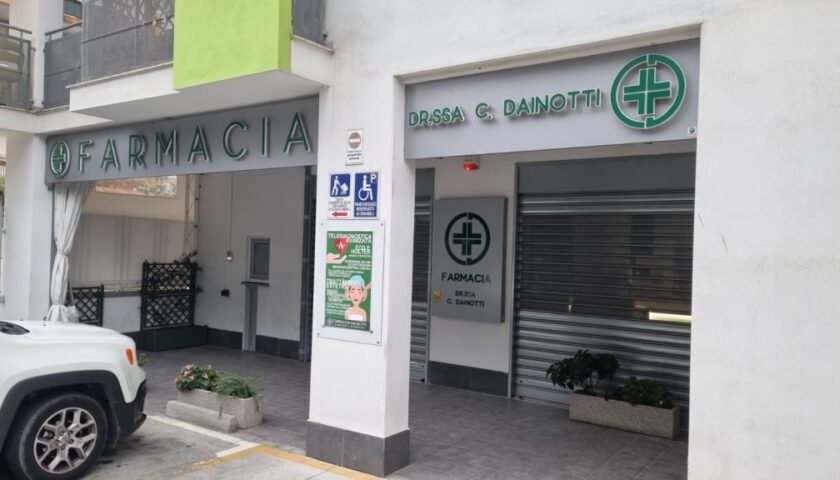 Battipaglia, ancora un furto alla farmacia Dainotti