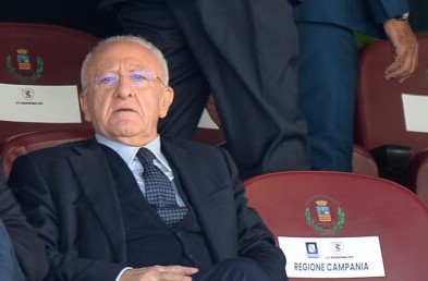Salernitana, De Luca: speriamo di avere una squadra bellissima come sarà il nuovo stadio Arechi