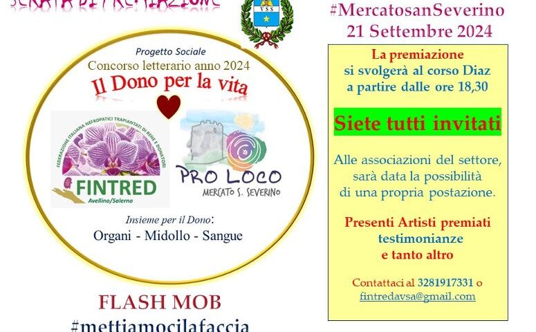 Premiazione Concorso nazionale “Il Dono per la vita”, IV Edizione