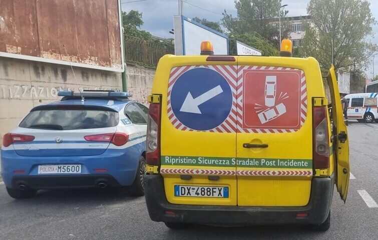 Salerno, incidente in via San Leonardo: ferita una donna trasferita al Ruggi