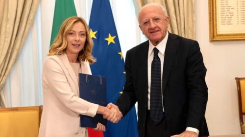 Terzo mandato, De Luca: da Giorgia Meloni grande intelligenza politica