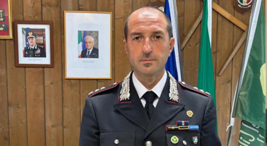 Marcello Russo nuovo comandante dei carabinieri reparto Parco del Cilento