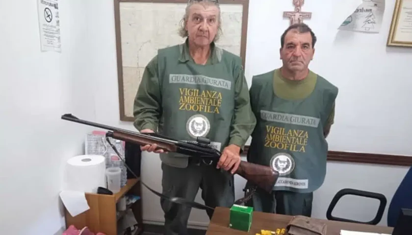 Blitz anti bracconaggio a Colliano: sequestro di armi e munizioni