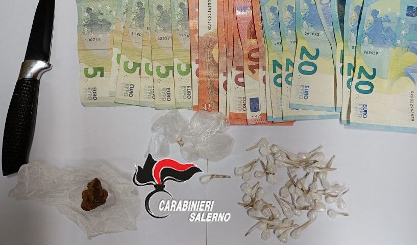 Roccapiemonte, soldi e droga: arrestato 19enne di Nocera Inferiore