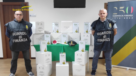 Gdf sequestra 660 litri di olio extravergine di oliva senza tracciabilità