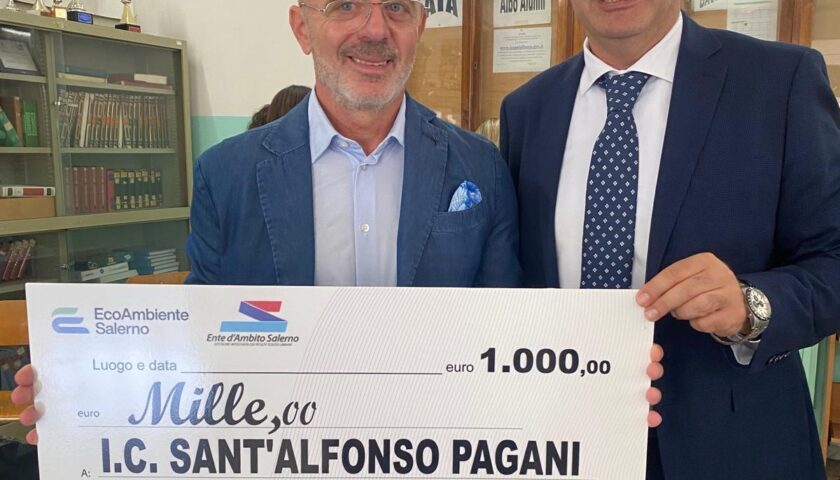 Concorso EcoAmbiente “La seconda vita dei rifiuti”: sul podio scuole di Nocera Superiore, Pagani e Bellizzi