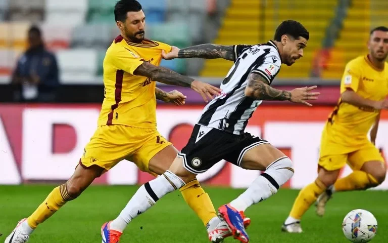 Disco rosso a Udine, la Salernitana dice addio alla Coppa Italia