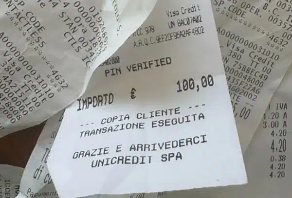 Salerno Pulita: gli scontrini fiscali vanno nel non differenziale