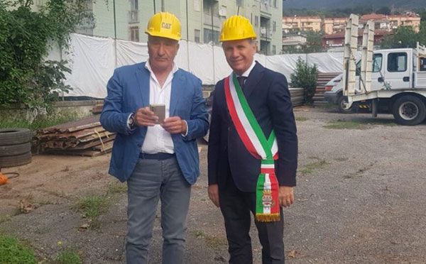 Eboli, inaugurato il cantiere del Polo per l’Infanzia della scuola “Longobardi”