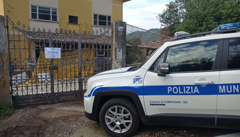 CAMPAGNA, SGOMBERATO IMMOBILE OCCUPATO ABUSIVAMENTE